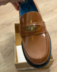 Free People Patent Leather Liv Penny Loafer Size 39/9