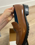 Free People Patent Leather Liv Penny Loafer Size 39/9