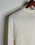 J. Crew 100% Cashmere Button Down Perfect Cashmere Cardigan in Snow