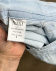 Pistola 100% Cotton Denim Chambray Button Down Flowy Maxi Skirt