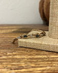 925 Sterling Silver Gold Plated Blue Sapphire Gemstone Rope Bracelet