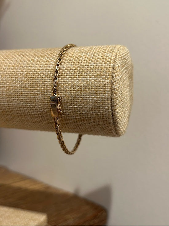 925 Sterling Silver Gold Plated Blue Sapphire Gemstone Rope Bracelet