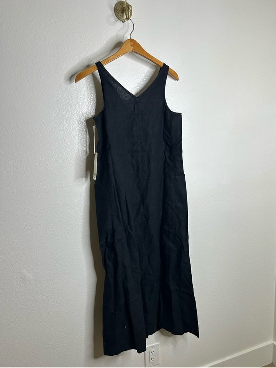 NWT MATE The Label 100% Organic Linen Button Front Midi Dress