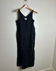 NWT MATE The Label 100% Organic Linen Button Front Midi Dress
