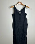NWT MATE The Label 100% Organic Linen Button Front Midi Dress
