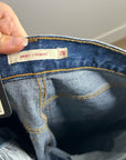 Levi's 100% Cotton Denim Middy Straight Leg Medium Wash Jean