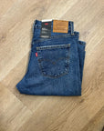 Levi's 100% Cotton Denim Middy Straight Leg Medium Wash Jean