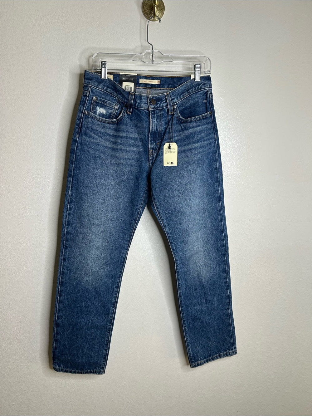 Levi&amp;#39;s Levi&amp;#39;s 100% Cotton Denim Middy Straight Leg Medium Wash Jean - Denim