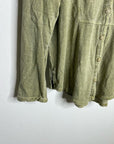 Poetry Hemp Organic Cotton Green Button Down Lightweight Long Sleeve Top