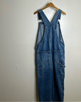 Frame Denim 100% Cotton Straight Leg Utility Patch Overalls