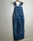 Frame Denim 100% Cotton Straight Leg Utility Patch Overalls