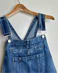 Frame Denim 100% Cotton Straight Leg Utility Patch Overalls