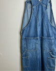 Frame Denim 100% Cotton Straight Leg Utility Patch Overalls
