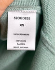 One Grey Day 100% Cashmere Teal Blue Turtleneck Tunic Sweater