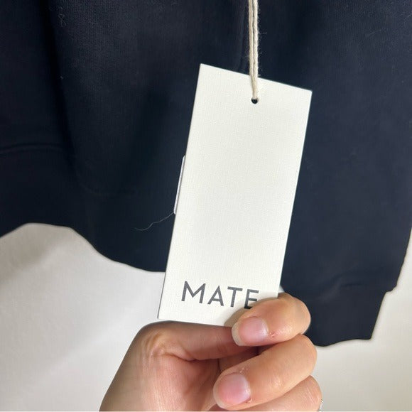MATE The Label 100% Organic Cotton Terry Shrunken Pullover Sweatshirt