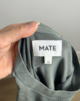 MATE The Label 100% Organic Cotton Classic T - Shirt Forest Green