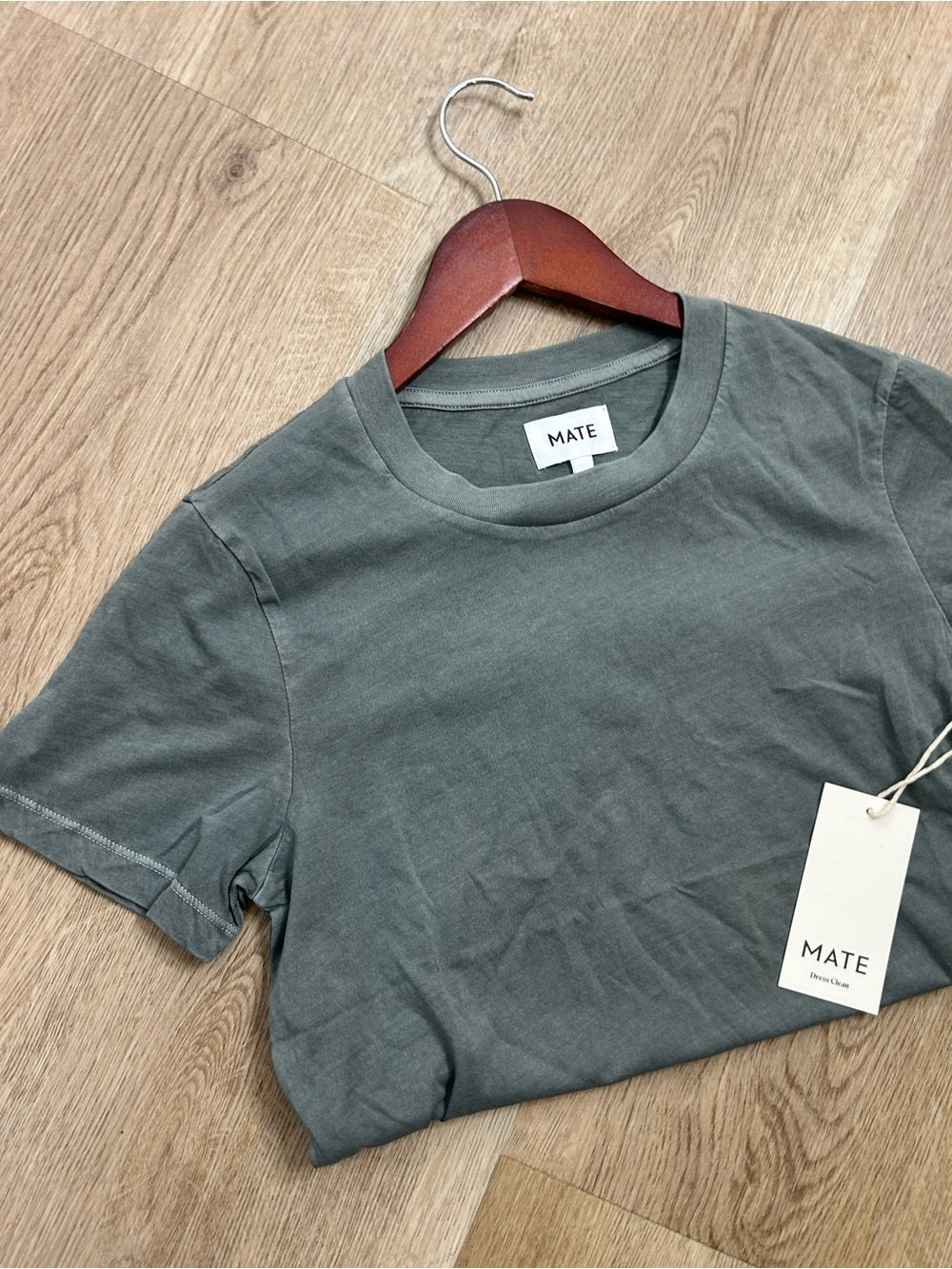 MATE The Label 100% Organic Cotton Classic T - Shirt Forest Green