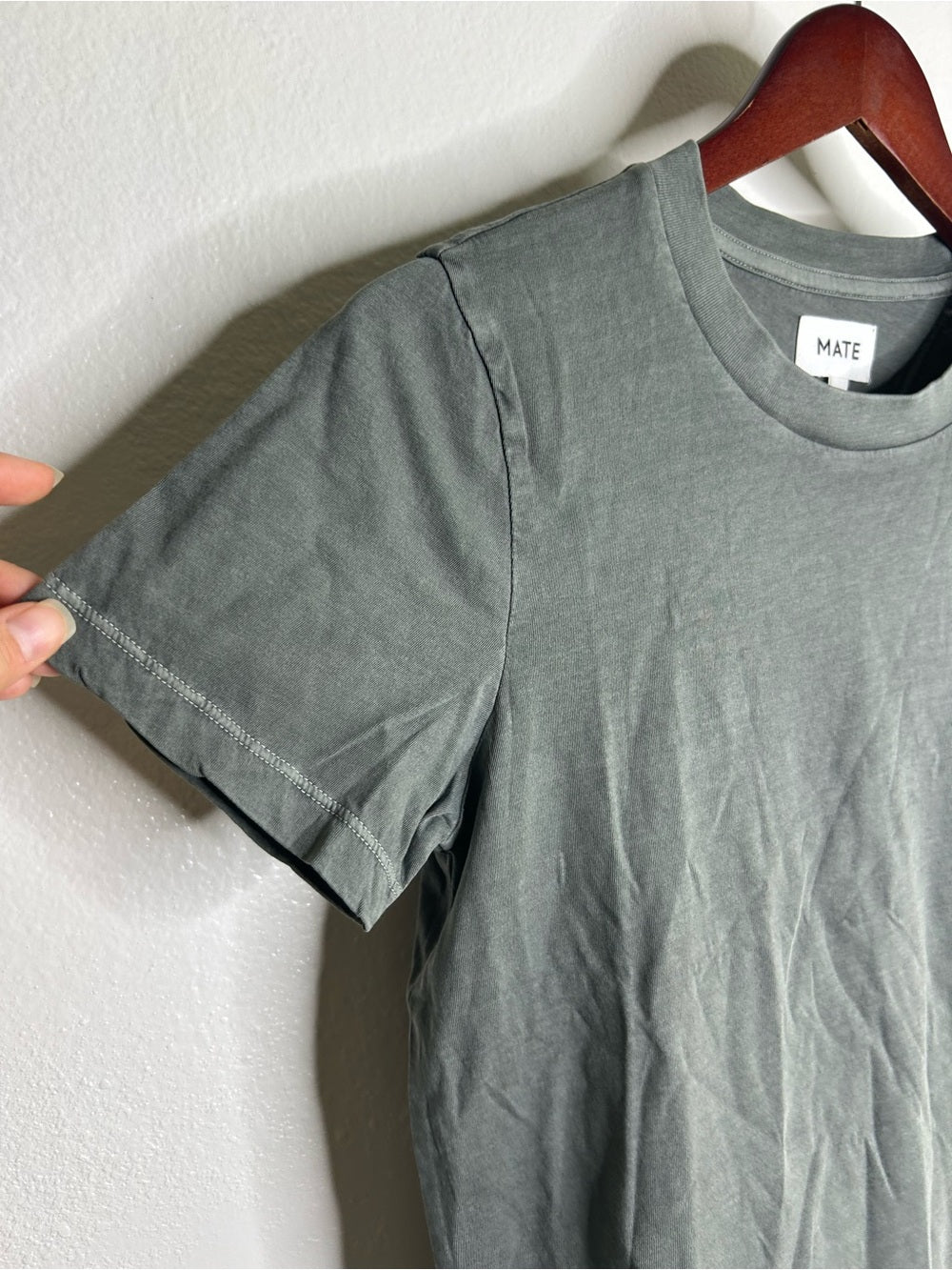 MATE The Label 100% Organic Cotton Classic T - Shirt Forest Green