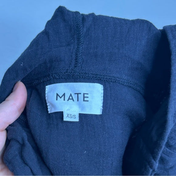 MATE The Label 100% Organic Cotton Gauze Black Cover - Up XS/S