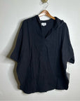 MATE The Label 100% Organic Cotton Gauze Black Cover - Up XS/S