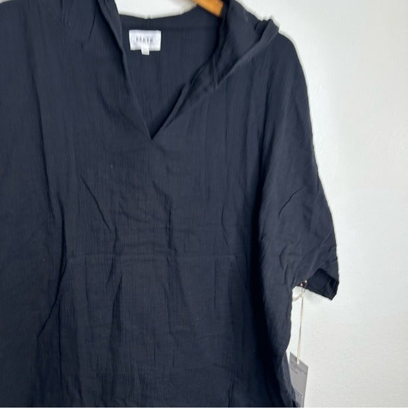 MATE The Label 100% Organic Cotton Gauze Black Cover - Up XS/S