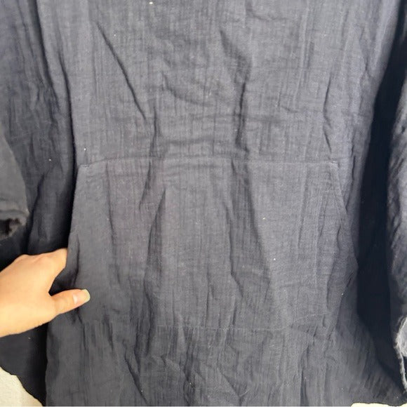 MATE The Label 100% Organic Cotton Gauze Black Cover - Up XS/S