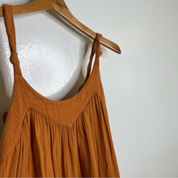 XiRENA Xirena 100% Cotton Gauze Midi Dress in Beehive - Cotton