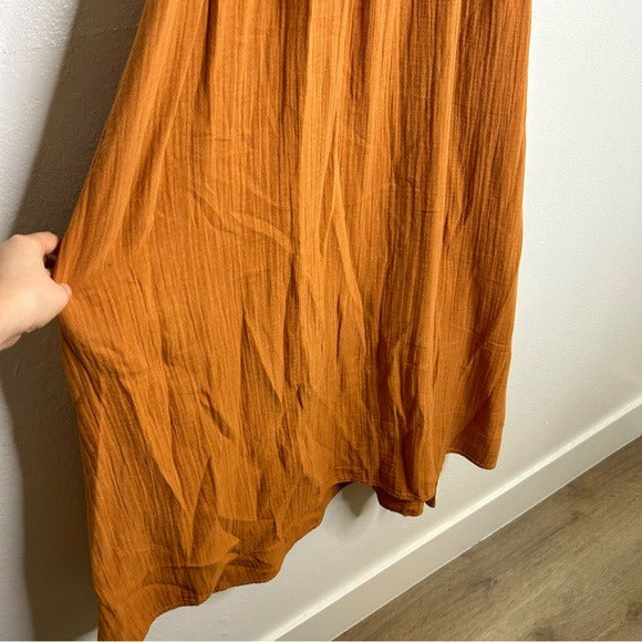Xirena 100% Cotton Gauze Midi Dress in Beehive