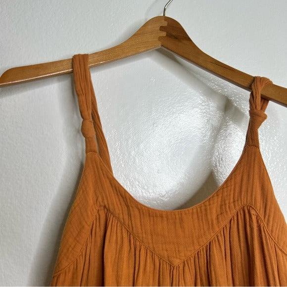 Xirena 100% Cotton Gauze Midi Dress in Beehive