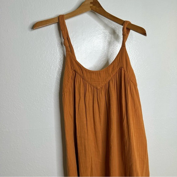 XiRENA Xirena 100% Cotton Gauze Midi Dress in Beehive - Cotton