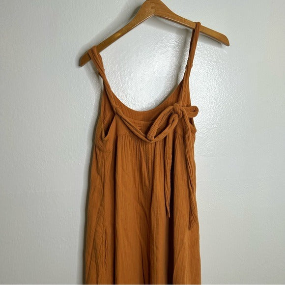 XiRENA Xirena 100% Cotton Gauze Midi Dress in Beehive - Cotton