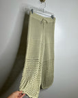 Free People 'Fre-est' 100% Cotton Knit Crochet Balloon Leg Neutral Pant