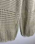 Free People 'Fre-est' 100% Cotton Knit Crochet Balloon Leg Neutral Pant