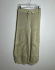 Free People 'Fre-est' 100% Cotton Knit Crochet Balloon Leg Neutral Pant