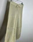 Free People 'Fre-est' 100% Cotton Knit Crochet Balloon Leg Neutral Pant