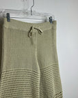 Free People 'Fre-est' 100% Cotton Knit Crochet Balloon Leg Neutral Pant