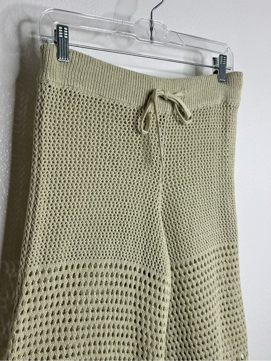 Free People 'Fre-est' 100% Cotton Knit Crochet Balloon Leg Neutral Pant