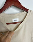MATE The Label 100% Organic Cotton Cream Ivory Classic T - Shirt