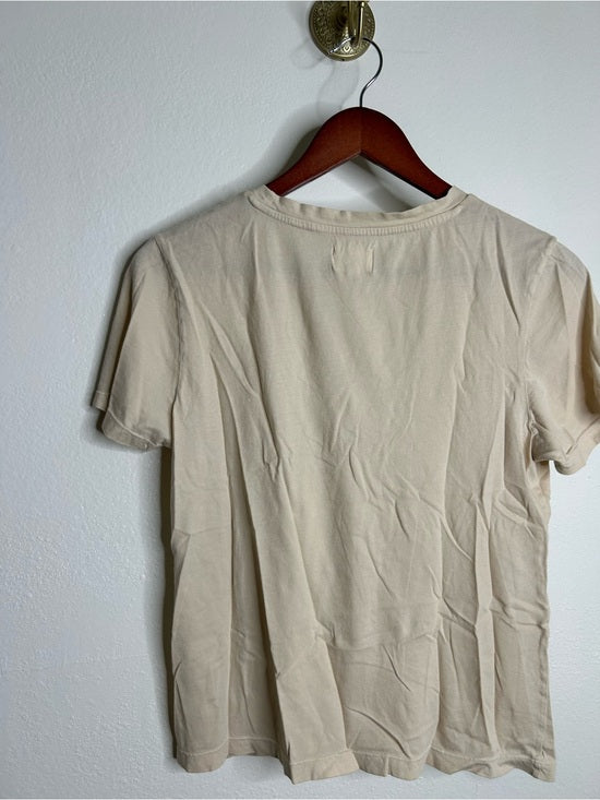 MATE the Label MATE The Label 100% Organic Cotton Cream Ivory Classic T - Shirt - Cotton