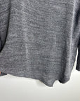 Eileen Fisher 100% Cotton Open Knit Gray Lightweight Handerchief Sweater