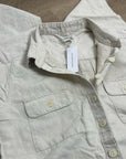 Outerknown Organic Cotton Linen Utility Straight Leg Jumpsuit in Natural