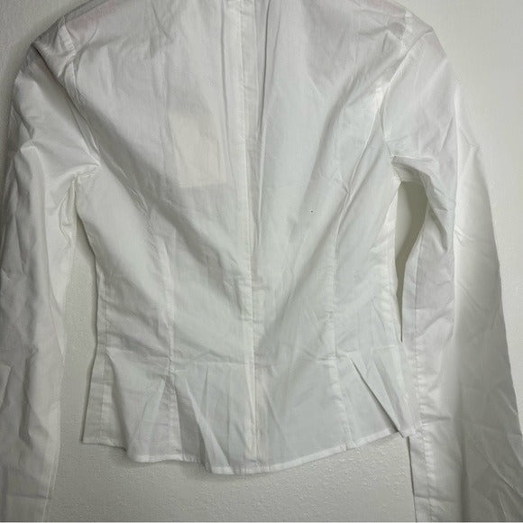 Tularosa Tularosa Revolve 100% Cotton High Neck Wide Sleeve Blouse - Cotton