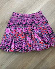 RHODE 100% Cotton Tiered Hilary Cotton Dot Multicolor Mini Skirt