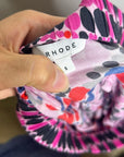 RHODE 100% Cotton Tiered Hilary Cotton Dot Multicolor Mini Skirt