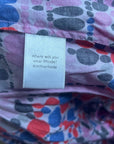RHODE 100% Cotton Tiered Hilary Cotton Dot Multicolor Mini Skirt