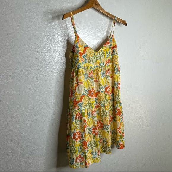 Velvet by Graham &amp;amp; Spencer Velvet by Graham &amp;amp; Spencer 100% Cotton Multicolor Bright Floral Mini Dress - Cotton