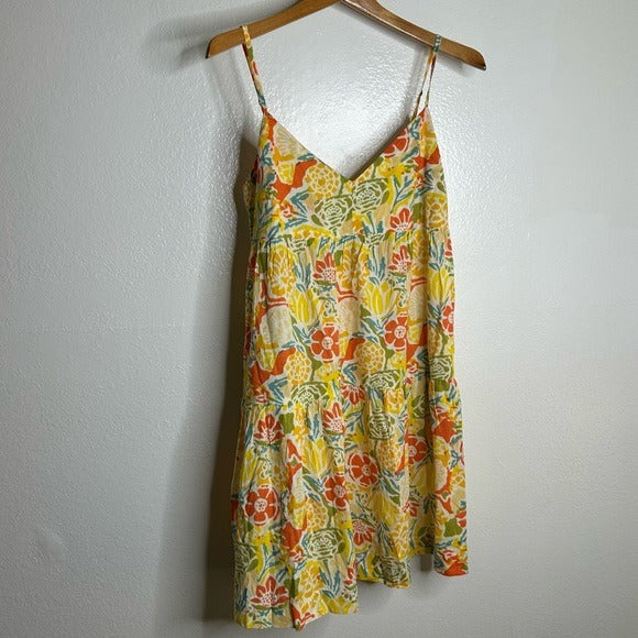 Velvet by Graham &amp;amp; Spencer Velvet by Graham &amp;amp; Spencer 100% Cotton Multicolor Bright Floral Mini Dress - Cotton