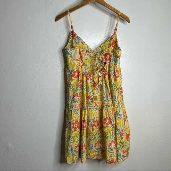 Velvet by Graham &amp;amp; Spencer Velvet by Graham &amp;amp; Spencer 100% Cotton Multicolor Bright Floral Mini Dress - Cotton