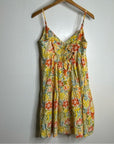 Velvet by Graham & Spencer 100% Cotton Multicolor Bright Floral Mini Dress