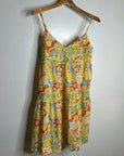 Velvet by Graham & Spencer 100% Cotton Multicolor Bright Floral Mini Dress